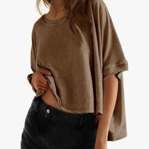 Dokotoo Brown Casual Top